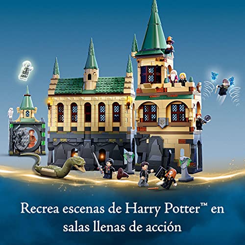 LEGO 76389 Harry Potter Castillo Hogwarts: Cámara Secreta, Set para el 20 Aniversario con Mini Figura Dorada, Juguete para Niños