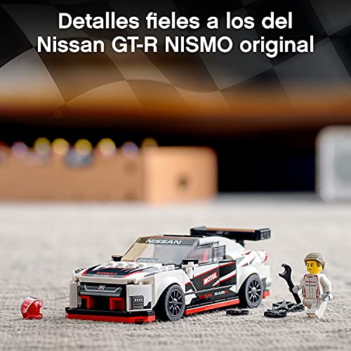 LEGO 76896 Speed Champions Nissan GT-R NISMO Juguete de Construcción de Icónico Coche de Carreras con Mini Figura