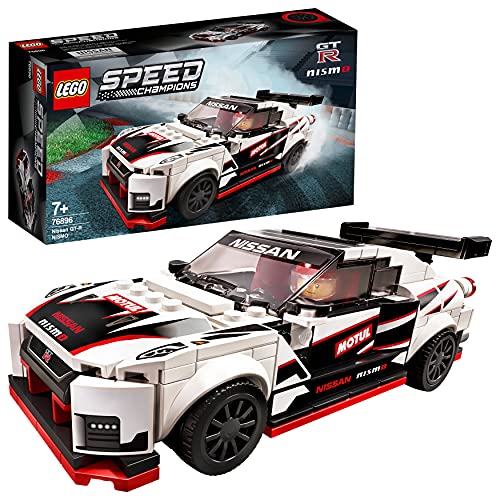 LEGO 76896 Speed Champions Nissan GT-R NISMO Juguete de Construcción de Icónico Coche de Carreras con Mini Figura