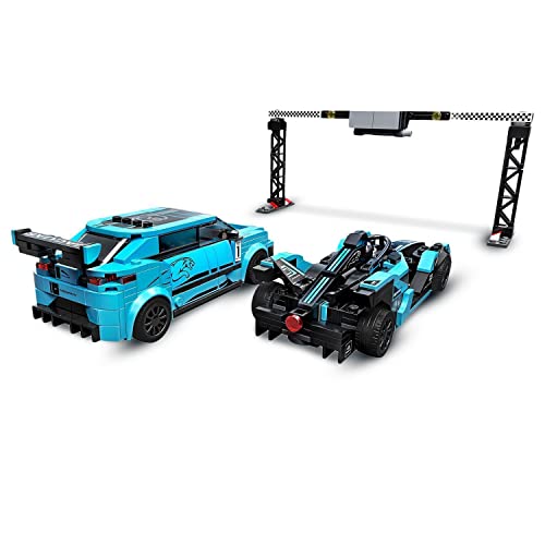 LEGO 76898 Speed Champions Formula E Panasonic Jaguar Racing GEN2 Car & Jaguar I-Pace eTROPHY, Coches de Juguetes para Niños