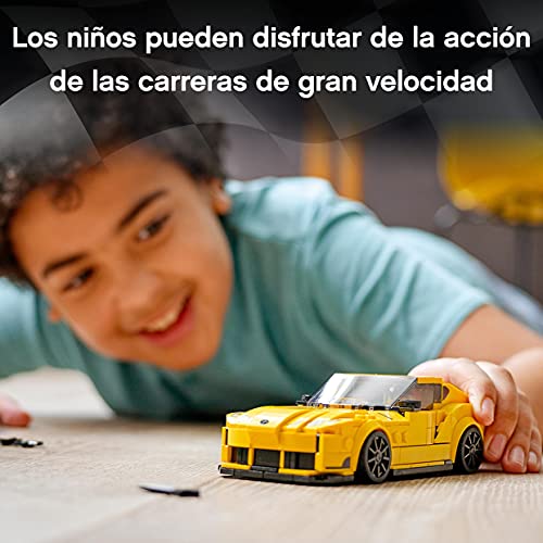 LEGO 76901 Speed Champions Toyota GR Supra, Coche Deportivo Coleccionable de Juguete para Construir para Niños +7 Años