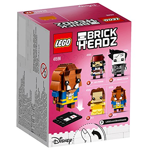 LEGO Brickheadz - Bestia, Juguete de Construcción, Figura Inspirada en la Pelicula de Disney (41596)