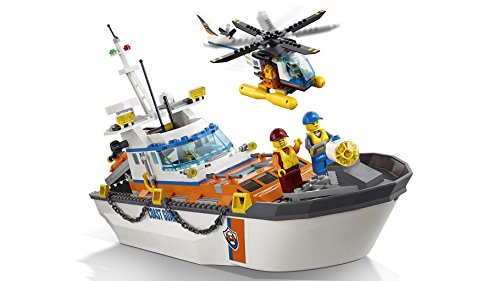 LEGO City - Guardacostas: Cuartel General, Juguete de Construcción, Aventuras de Rescate Marítimo (60167)