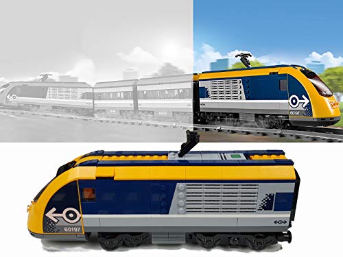 LEGO City Locomotora de Tren de Personas 60197 sin Motor (Locomotora para Colgar)