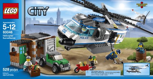 LEGO City Police Helicopter Surveillance Building Set 60046 by LEGO