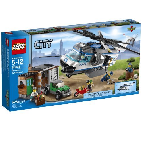 LEGO City Police Helicopter Surveillance Building Set 60046 by LEGO