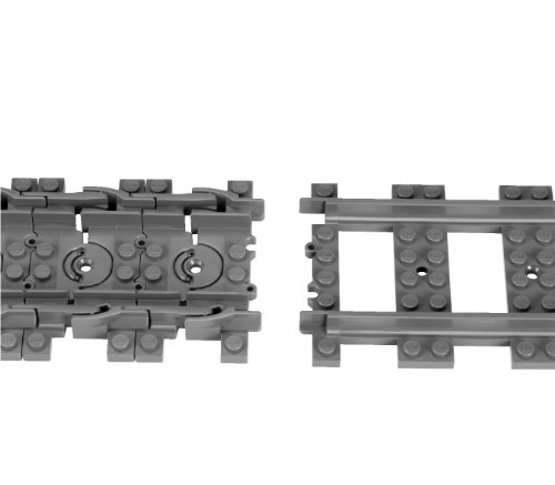 LEGO City - Vías Flexibles, Juguete de Contrucción de Vías de Tren para Complementar (7499)