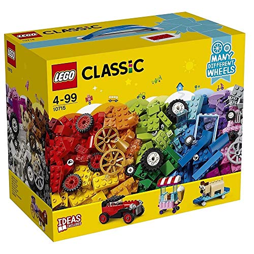 LEGO Classic 10715 Bricks on a Roll - Juego de construcción de vehículos creativos (442 piezas)