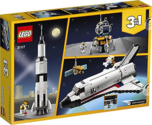 Lego Creator 31117 Space Shuttle - Juego de cohete y aterrizaje 3 en 1 (486 piezas)