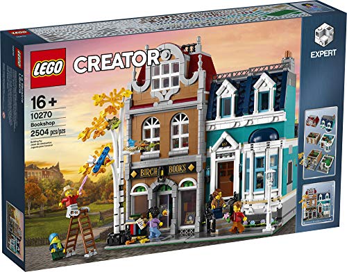 LEGO Creator Expert Bookshop 10270 Modular Building Kit, Big Set and Collectors Toy for Adults, New 2020 (2,504 Pieces)