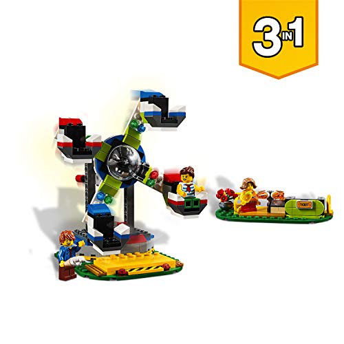 LEGO Creator - Tiovivo de la Feria Nuevo juguete de construcción 3 en 1 para crear Distintas Atracciones (31095) , color/modelo surtido