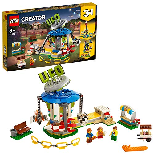 LEGO Creator - Tiovivo de la Feria Nuevo juguete de construcción 3 en 1 para crear Distintas Atracciones (31095) , color/modelo surtido