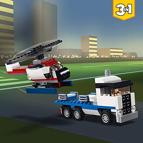 LEGO Creator - Transporte de la Lanzadera, Juguete de construcción 3 en 1 con nave espacial, se convierte en caravana (31091) , color/modelo surtido