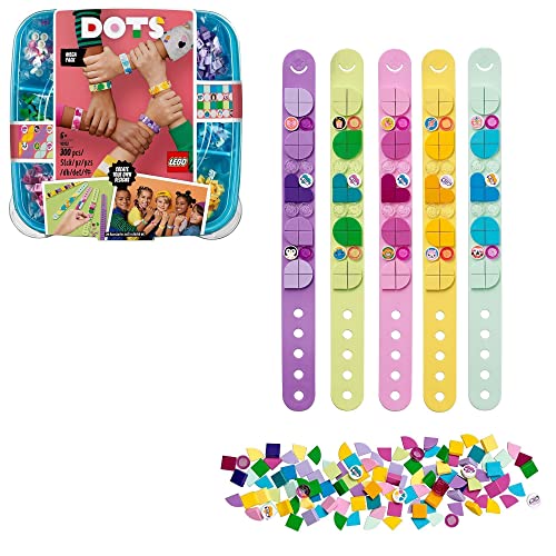 LEGO Dots 41913 Megapack para Pulseras Kit de Manualidades para Niños y Niñas de 6 años Set de Bisutería DIY