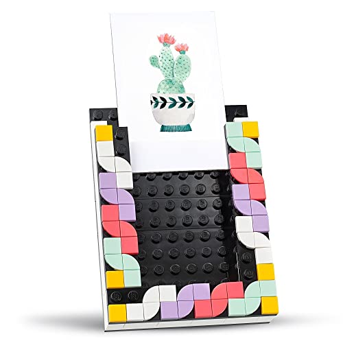 LEGO Dots 41914 Marcos de Fotos Creativos Caja de Manualidades para Niños y Niñas de 6 años Decoración de Escritorio DIY