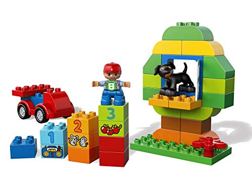 LEGO DUPLO-10572 Duplo My First Caja de Diversión, Juguete de Preescolar de Construcción Niñas de 1 Año y Medio a 5 Años Divertido y Educativo, Color Surtido, Miscelanea (10572)