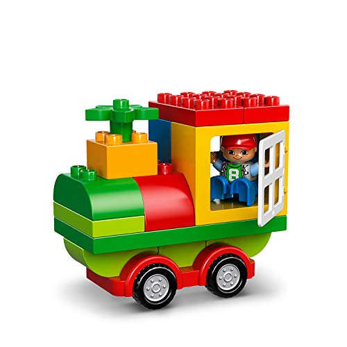 LEGO DUPLO-10572 Duplo My First Caja de Diversión, Juguete de Preescolar de Construcción Niñas de 1 Año y Medio a 5 Años Divertido y Educativo, Color Surtido, Miscelanea (10572)