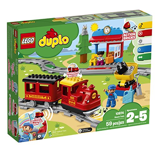 LEGO Duplo 10874 – Push & Go Vapor Ferrocarril (59 Piezas) – 2018