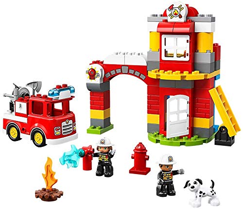 LEGO® Duplo 10901 10903 - Juego de 2 coches de bomberos y guardia de bomberos