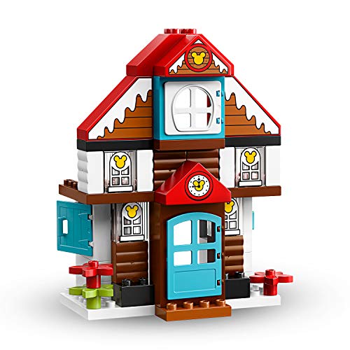 LEGO DUPLO Disney- Casa de Vacaciones de Mickey Mickey & Friends Mouse Nuevo Juguete de Construcción, niña y niño de 2 años en adelante, 57 piezas, Multicolor, única (10889)