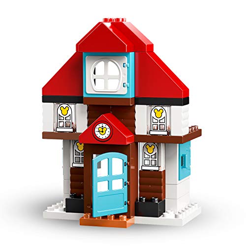 LEGO DUPLO Disney- Casa de Vacaciones de Mickey Mickey & Friends Mouse Nuevo Juguete de Construcción, niña y niño de 2 años en adelante, 57 piezas, Multicolor, única (10889)