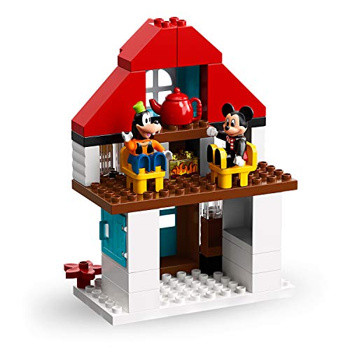 LEGO DUPLO Disney- Casa de Vacaciones de Mickey Mickey & Friends Mouse Nuevo Juguete de Construcción, niña y niño de 2 años en adelante, 57 piezas, Multicolor, única (10889)