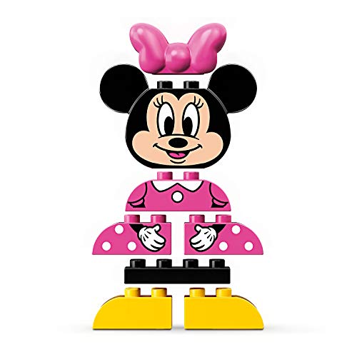 LEGO Duplo Disney - Mi Primer Modelo de Minnie, Juguete Preescolar de Construcción de Minnie Mouse para Niños y Niñas a Partir de 1 Año y Medio (10897) , Color/Modelo Surtido