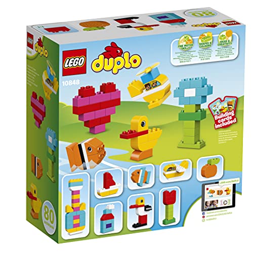 LEGO Duplo Duplo My First Mis Primeros Ladrillos, Juguete Preescolar Creativo y Educativo de Construcción para Niños de 1 Año y Medio a 3 Años con Piezas de Colores, Multicolor (10848)