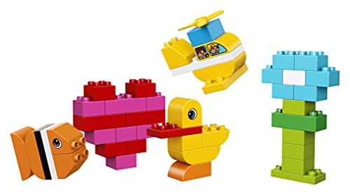 LEGO Duplo Duplo My First Mis Primeros Ladrillos, Juguete Preescolar Creativo y Educativo de Construcción para Niños de 1 Año y Medio a 3 Años con Piezas de Colores, Multicolor (10848)