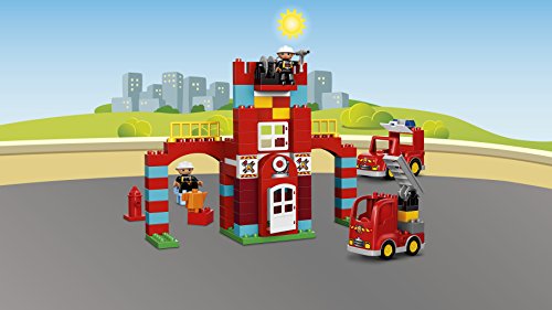 LEGO Duplo - La estación de Bomberos, Multicolor (10593)