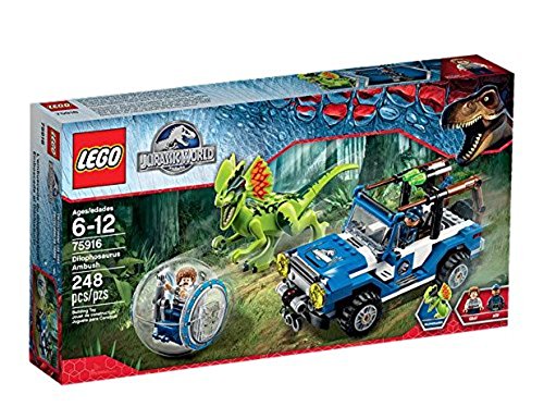 LEGO - Emboscada al Dilofosaurio, Multicolor (75916)