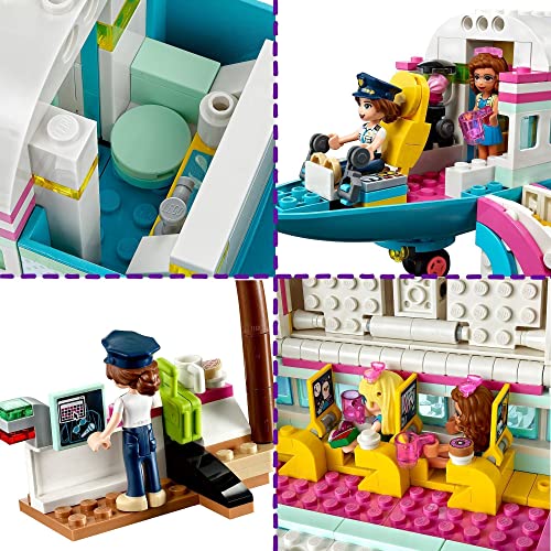 LEGO Friends 41429 Avión de Heartlake City Juguete de Construcción para Niños y Niñas de +7 años con Mini Muñecas