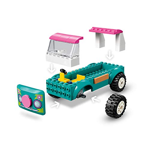 LEGO Friends - Bar de Zumos Móvil, Juguete de Construcción, Incluye Figura de Emma, dos Delfines y Piezas para Recrear una Playa, a Partir de 4 Años (41397)