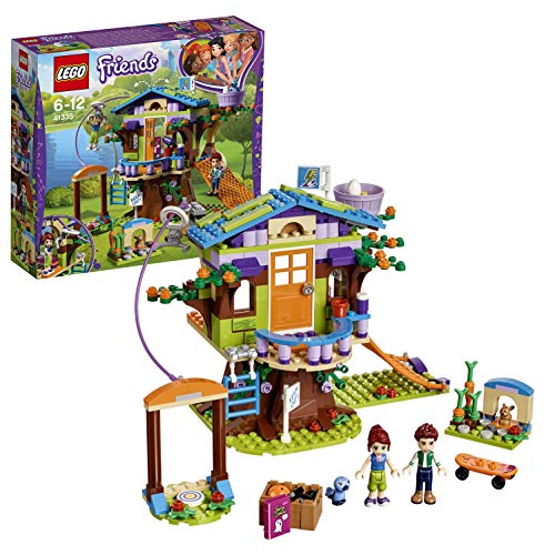 LEGO Friends - Casa en el Árbol de Mia, Juguete de Construcción con Mini Muñecas, Monopatín para Niñas y Niños de 6 a 12 Años (41335)