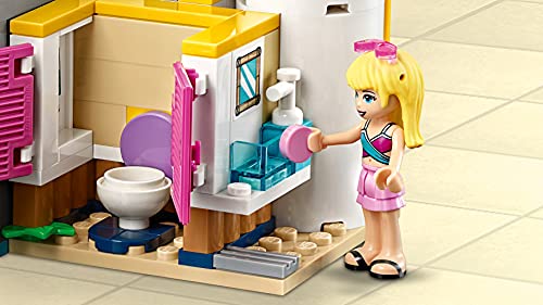 LEGO Friends - Fiesta en la Piscina de Andrea Nuevo set de construcción con Tobogán de Juguete, Catarata y Puesto de DJ (41374)