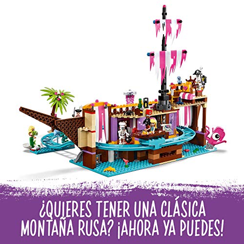 LEGO Friends - Muelle de la Diversión de Heartlake City Nuevo set de construcción con Barco Pirata de juguete y Numerosas Atracciones, incluye Mini muñecas (41375)