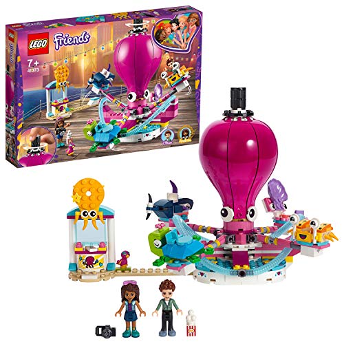 LEGO Friends - Pulpo Mecánico, Juguete Divertido de Construcción Giratorio para Niñas y Niños de más de 7 Años con Mini Muñeca de Andrea (41373)