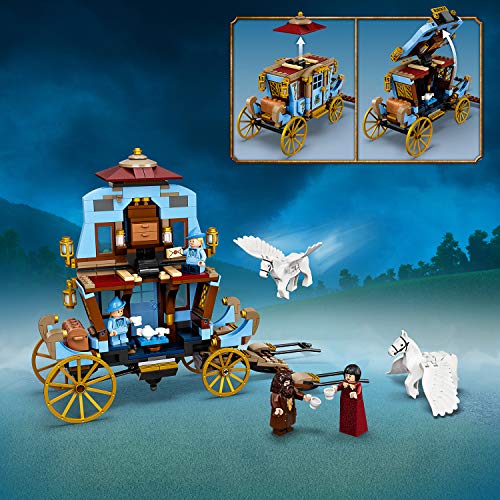 LEGO Harry Potter - Carruaje de Beauxbatons: Llegada a Hogwarts, Nuevo Juguete de Construcción de Carro con Caballos Alados Inspirado en la Película El Cáliz de Fuego (75958)