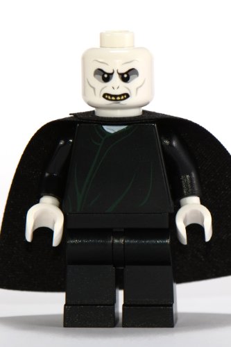 LEGO Harry Potter: Lord Voldemort Minifigura Con Color Blanco Varita Mágica