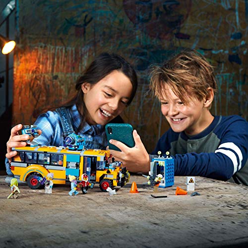 LEGO - Hidden Side Autobús de Intercepción Juguete de construcción con realidad aumentada, incluye bus customizado y varias minifiguras para recrear aventuras, Novedad 2019 (70423)