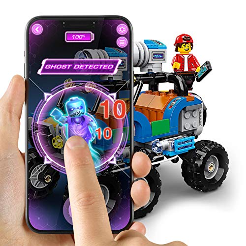 LEGO Hidden Side - Buggy Playero de Jack, Caza Fantasmas de Juguete con Este Set de Construcción Tecnológico, Funciona con App de Realidad Aumentada, para uno o más Jugadores (70428)