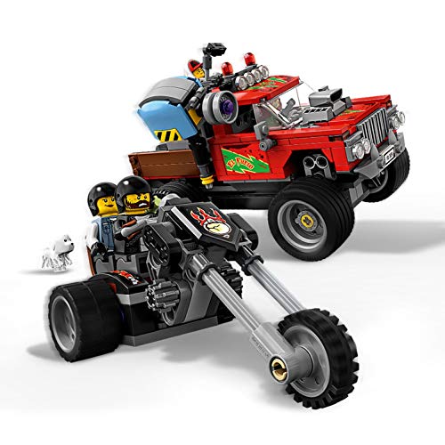 LEGO - Hidden Side Camión Acrobático de El Fuego Juguete de construcción con realidad aumentada, incluye coche todoterreno y motocicleta, Novedad 2019 (70421)