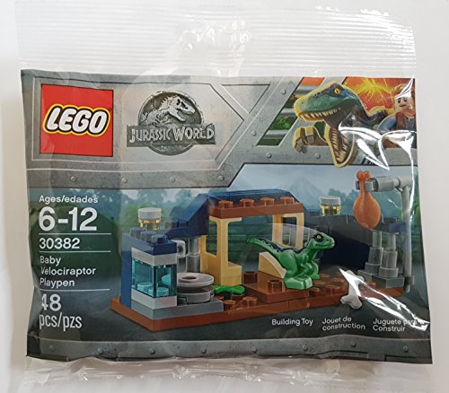 LEGO Jurassic World 30382 Baby Velociraptor - Bolsa de plástico para bebé (bolsa)