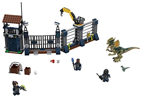 LEGO Jurassic World Ataque del Dilofosaurio al Puesto de vigilancia 75931 (289 Piezas)