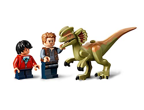 LEGO Jurassic World - Dilofosaurio a la Fuga Set de construcción de Aventuras con Figura de Dinosaurio, incluye un dron de Juguete, Novedad 2019 (75934) , color/modelo surtido