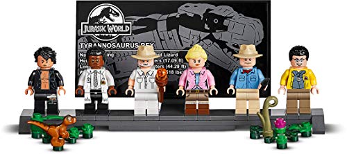 Lego Jurassic World - Parque Jurásico: Caos del T. Rex, Set de Construcción de Dinosaurio de La Clásica Película, Incluye Minifiguras de Los Personajes de La Saga, Tyrannosaurus de Juguete (75936) ()