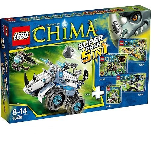 Lego Legends of Chima 66491 Superpack 5 in 1 (70126 + 70128 + 70129 + 70130 + 70131)