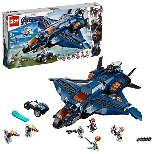 LEGO Marvel Avengers: Avengers Ultimate Quinjet 76126 Building Kit (838 Piece)