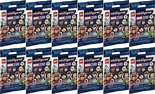 LEGO Marvel Series 1 - Juego completo de 12 minifiguras 71031 (equipado)