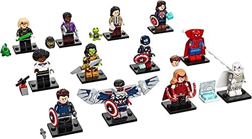 LEGO Marvel Series 1 - Juego completo de 12 minifiguras 71031 (equipado)